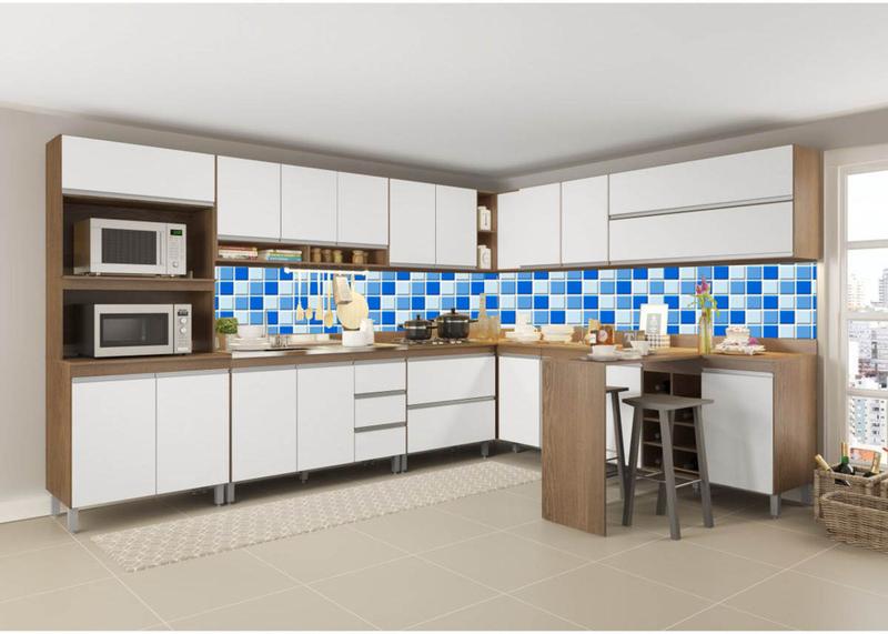 Imagem de Faixa bonder decorativa cozinha  (medindo 90x120)