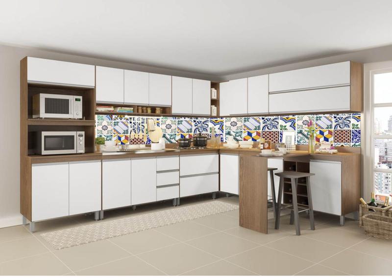 Imagem de Faixa bonder decorativa cozinha  (medindo 90x120)