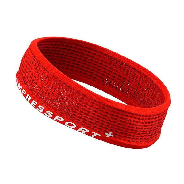 Imagem de Faixa Cabeça Fina Compressport On/Off Thin Headband Vermelha