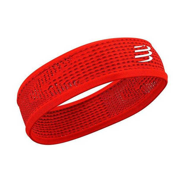 Imagem de Faixa Cabeça Fina Compressport On/Off Thin Headband Vermelha