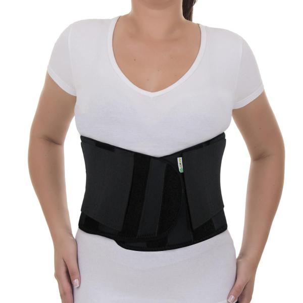 Imagem de Faixa Cinta Abdominal Em Neoprene Com Hastes Flexiveis Preto Artipé