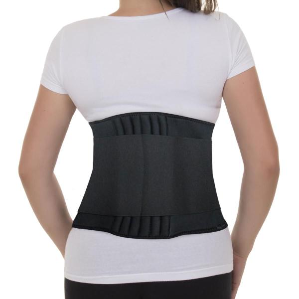 Imagem de Faixa Cinta Abdominal Em Neoprene Com Hastes Flexiveis Preto Artipé