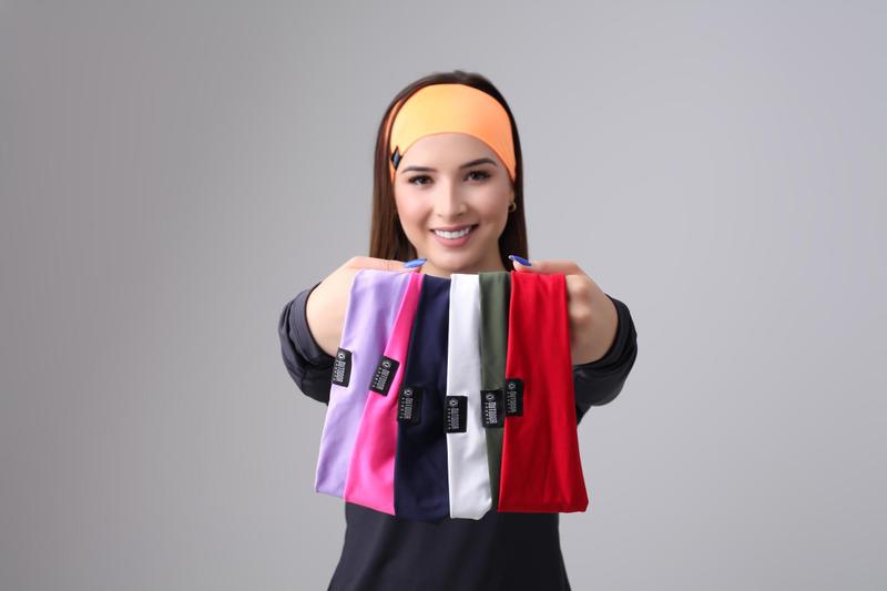 Imagem de Faixa De Cabelo Headband Esporte Ciclismo Academia Geométrico