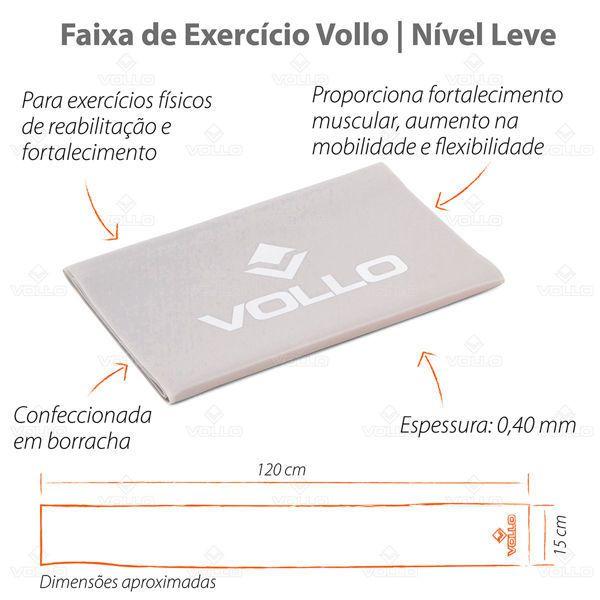 Faixa de Exercício Nível Fraco 0,40mm Vollo Imagem de Faixa de Exercício Nível Fraco 0,40mm Vollo