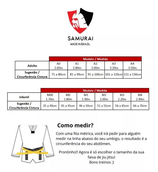 Imagem de Faixa de Kimono Artes Marciais - Judô Infantil - Samurai