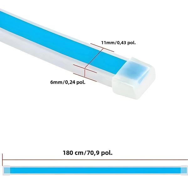 Imagem de Faixa De Luz Led Para Capô De Carro, Luzes Diurnas Através Do Tipo Farol Dianteiro, Lâmpada