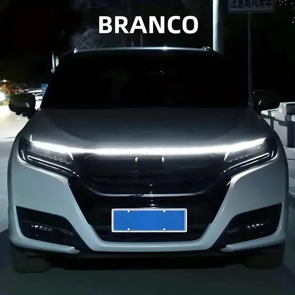 Imagem de Faixa De Luz Led Para Capô De Carro, Luzes Diurnas Através Do Tipo Farol Dianteiro, Lâmpada