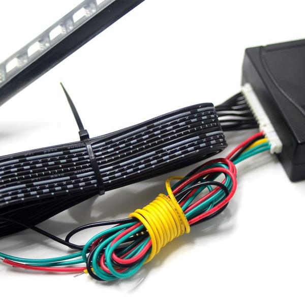 Imagem de Faixa de luz LED Yolu RGB LED Knight Rider Scanner 56cm