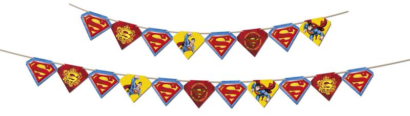 Imagem de Faixa Decorativa Festa Superman - Festcolor - Rizzo Festas