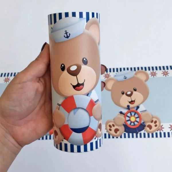 Imagem de Faixa Decorativa Infantil Urso Marinheiro Adesivo Uni 03