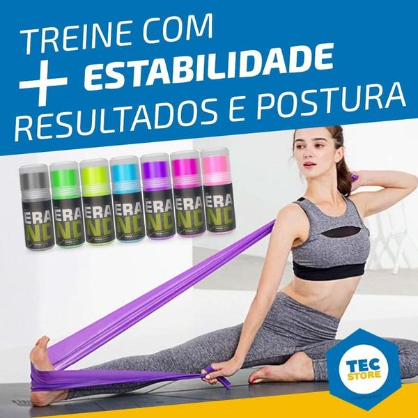 Imagem de Faixa Elastica Band Pilates Fisioterapia Exercicios Academia