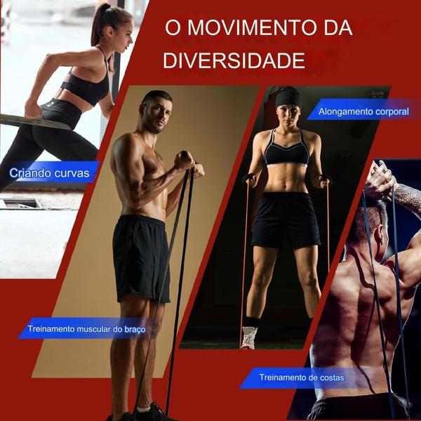 Faixa Elástica de Exercício de Banda de Resistência - generic - TLG Imagem de Faixa Elástica de Exercício de Banda de Resistência - generic