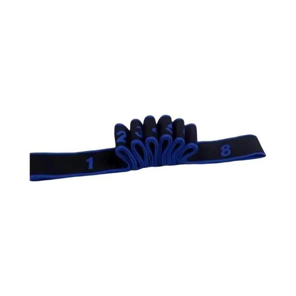 Faixa Elástica de Resistência para Ioga e Pilates - 8 Laços para Treinamento em Casa Imagem de Faixa Elástica de Resistência para Ioga e Pilates - 8 Laços para Treinamento em Casa