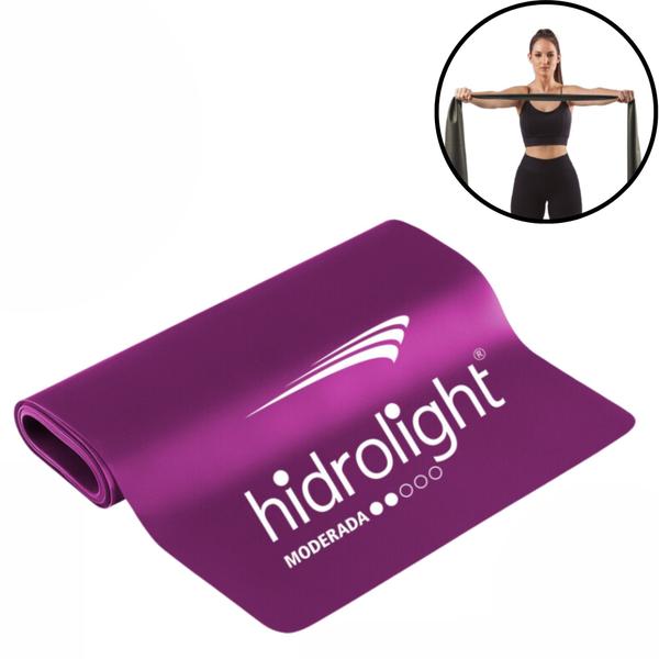 Imagem de Faixa Elástica para Exercícios Moderada Fitness 150cm Hidrolight