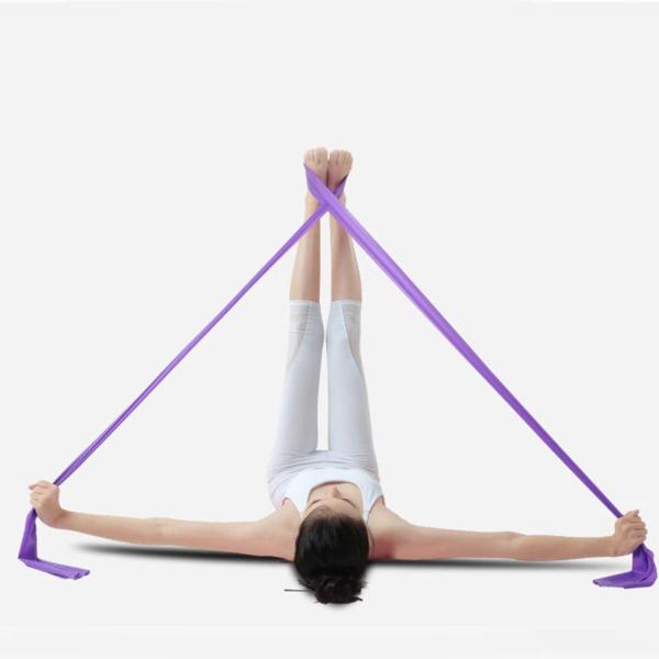 Imagem de Faixa Elástica Para Fisioterapia Yoga Alongamento Pilates