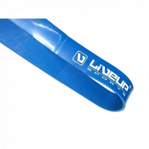 Imagem de Faixa Elastica Super Band 4,5 Cm Intensidade Forte Azul  Liveup Sports 