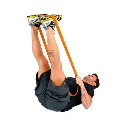 Faixa Elástica Super Band Leve Laranja Fitness Liveup Imagem de Faixa Elástica Super Band Leve Laranja Fitness Liveup