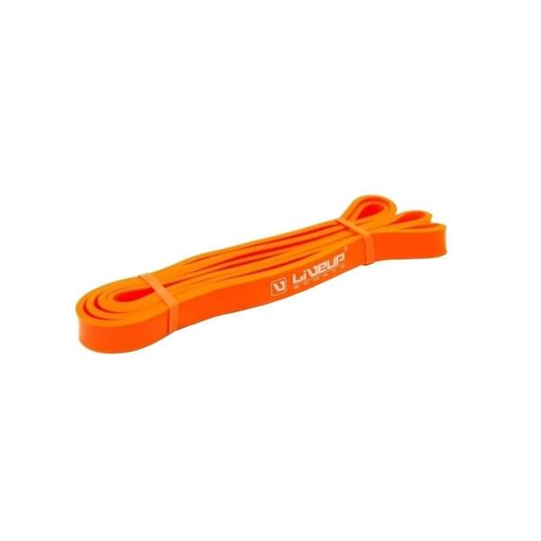 Faixa Elástica Super Band Leve Laranja Fitness Liveup Imagem de Faixa Elástica Super Band Leve Laranja Fitness Liveup
