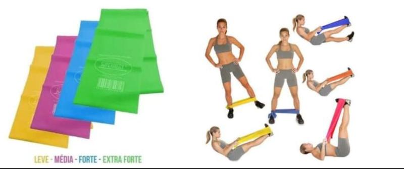 Imagem de Faixa Elástica Super Band Para Exercícios 14cm x 1,20m