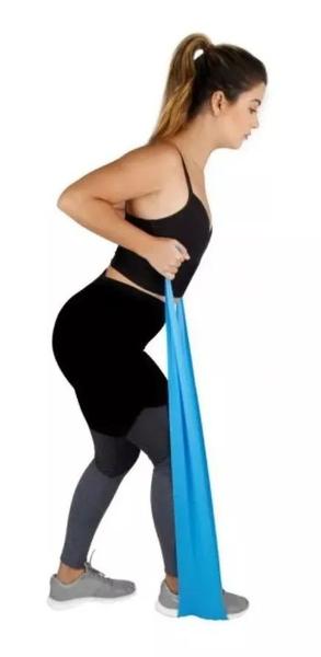 Faixa Elástica Tipo Thera Band Latex Extensora Para Jogador Musculação Academia Pilates Maior Mobilidade / Flexibilidade - Della Vida Imagem de Faixa Elástica Tipo Thera Band Latex Extensora Para Jogador Musculação Academia Pilates Maior Mobilidade / Flexibilidade