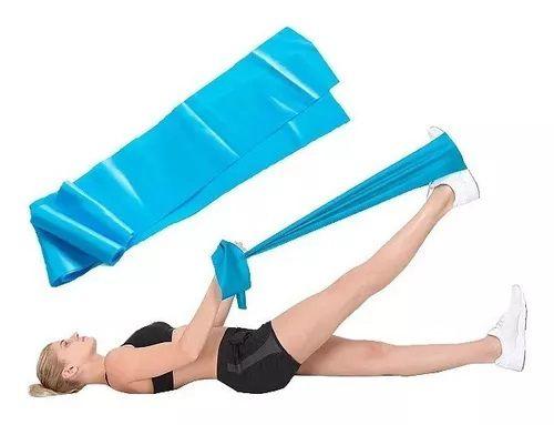 Faixa Elástica Tipo Thera Band Latex Extensora Para Jogador Musculação Academia Pilates Maior Mobilidade / Flexibilidade - Della Vida Imagem de Faixa Elástica Tipo Thera Band Latex Extensora Para Jogador Musculação Academia Pilates Maior Mobilidade / Flexibilidade