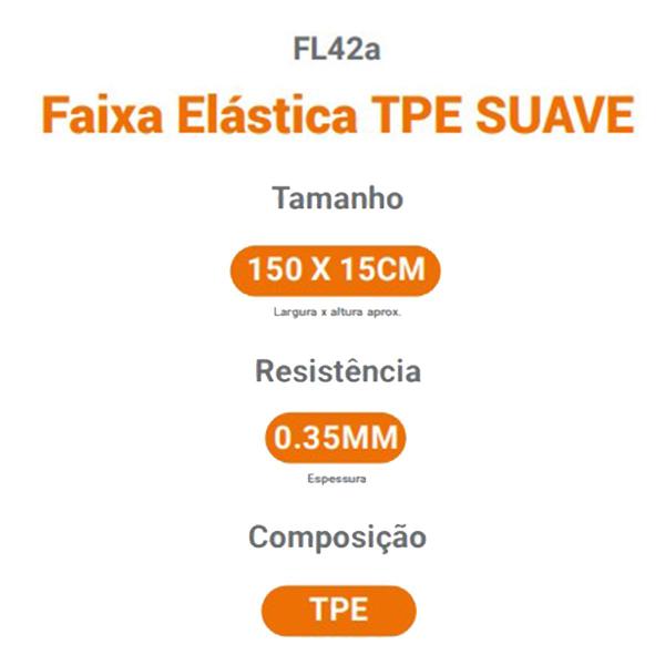 Faixa Elástica TPE Força Suave Hidrolight Imagem de Faixa Elástica TPE Força Suave Hidrolight
