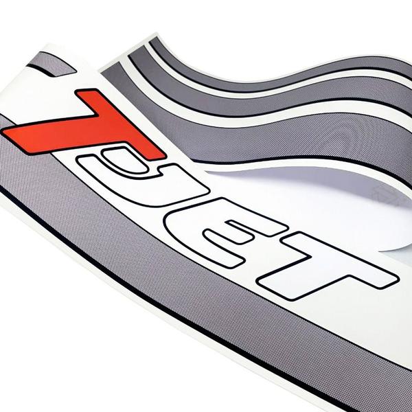 Faixa Fiat Bravo T-jet 2014 2015 2016 Adesivo Lateral Prata - SPORTINOX Imagem de Faixa Fiat Bravo T-jet 2014 2015 2016 Adesivo Lateral Prata