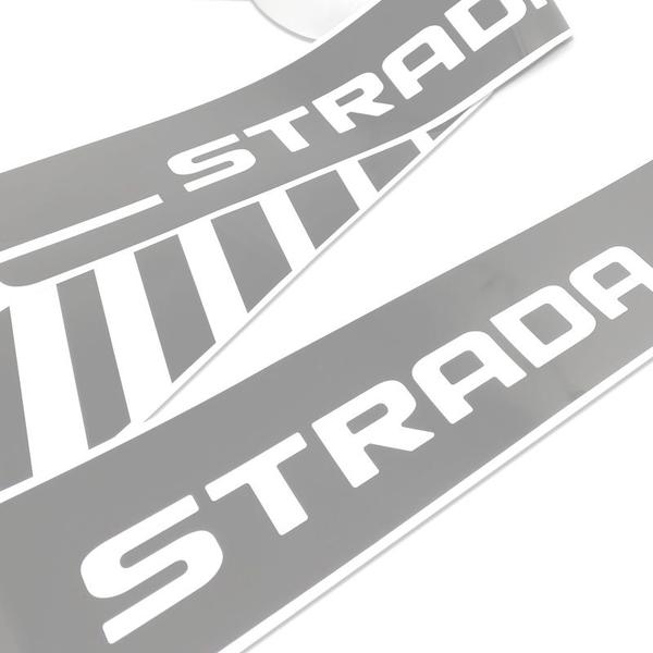 Faixa Fiat Strada 2013/2014 Adesivo Cinza Lateral Decorativo - SPORTINOX Imagem de Faixa Fiat Strada 2013/2014 Adesivo Cinza Lateral Decorativo