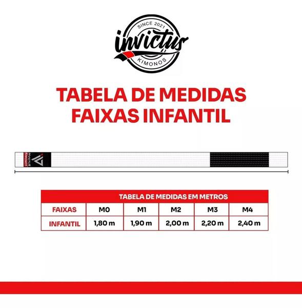 Faixa Jiu-Jitsu Infantil Envio Imediato - Kimonos Invi Imagem de Faixa Jiu-Jitsu Infantil Envio Imediato