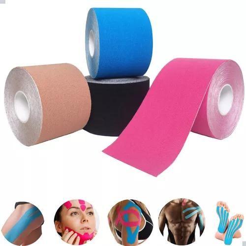 Imagem de Faixa Kinesio Tape Fisioterapia Bandagem Taping Muscular