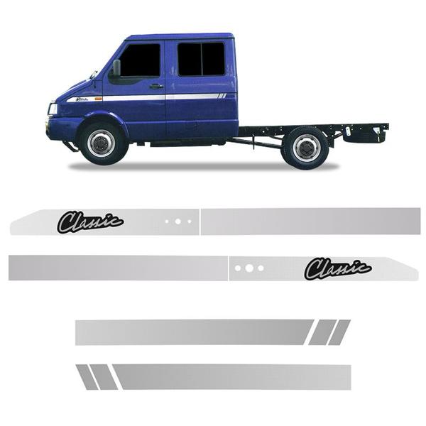 Imagem de Faixa Lateral Iveco Daily Classic 2004/2007 Cabine Dupla