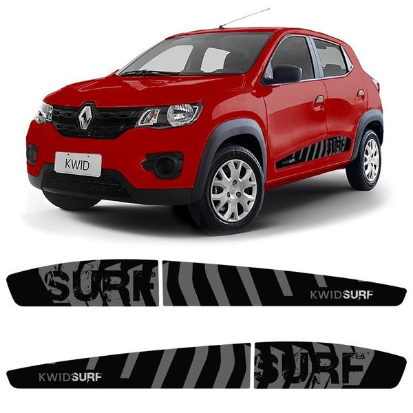 Imagem de Faixa Lateral Kwid 2018/2022 Adesivo Surf Portas Decorativo