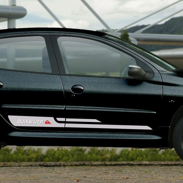 Faixa Lateral Peugeot 206 207 Quiksilver Adesivo Decorativo - SPORTINOX Imagem de Faixa Lateral Peugeot 206 207 Quiksilver Adesivo Decorativo