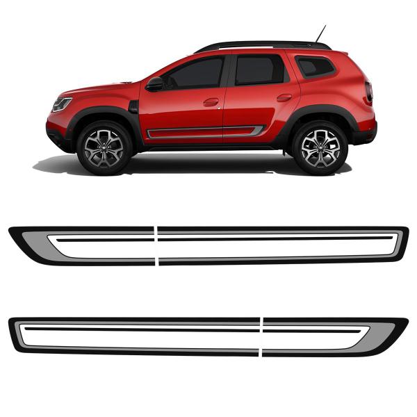 Faixa Lateral Renault Duster Iconic 2023 Modelo Original - SPORTINOX Imagem de Faixa Lateral Renault Duster Iconic 2023 Modelo Original