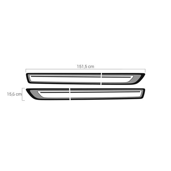 Faixa Lateral Renault Duster Iconic 2023 Modelo Original - SPORTINOX Imagem de Faixa Lateral Renault Duster Iconic 2023 Modelo Original