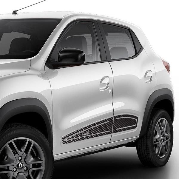 Imagem de Faixa Lateral Renault Kwid 2017/2022 Adesivo Diamante