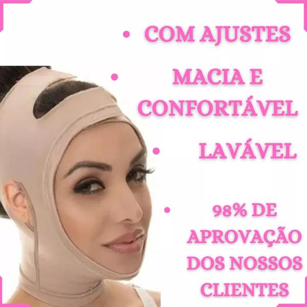 Imagem de Faixa Mentoneira Lipo De Papada Lifting Bichectomia