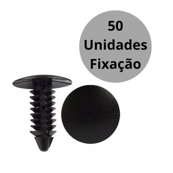 Imagem de Faixa para Fechamento de Portão Grade 50 mts Preta + Grampo de Fixação