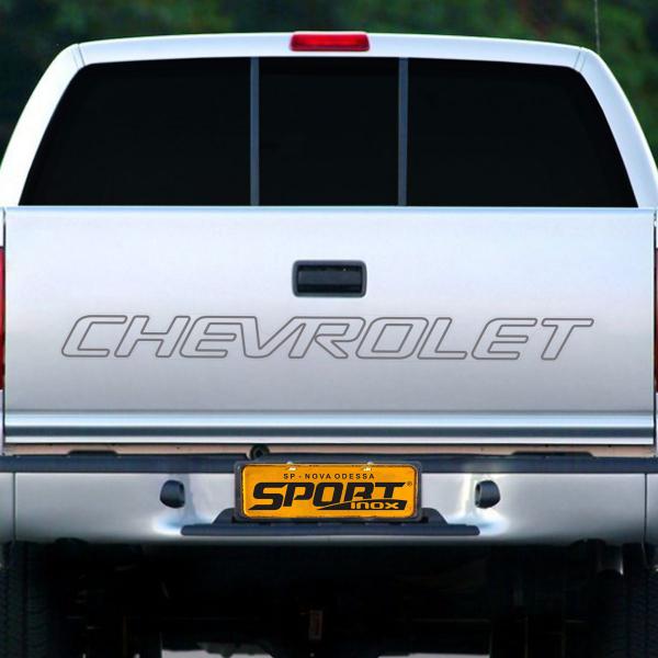 Faixa Tampa Traseira S10 1999/2005 Chevrolet Adesivo Grafite - SPORTINOX Imagem de Faixa Tampa Traseira S10 1999/2005 Chevrolet Adesivo Grafite