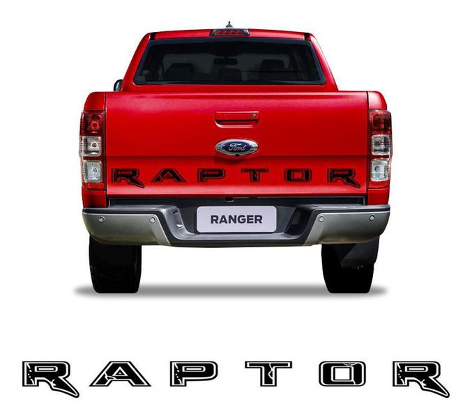 Imagem de Faixa Traseira Raptor Corroída 2020 2021 Adesivo Decorativo