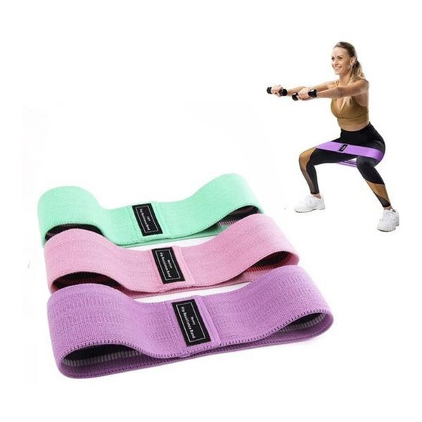 Imagem de Faixas Elásticas de Exercícios Hip Resistance Bands