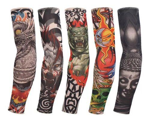 Imagem de Fake Tattoo Segunda Pele Sleeve Tatuagem Falsa