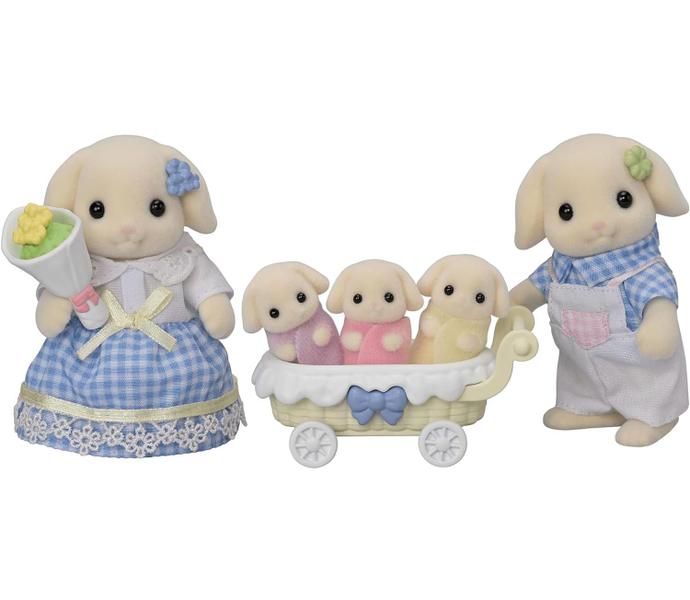 Imagem de Família dos Coelhos Floral Sylvanian Families Epoch 