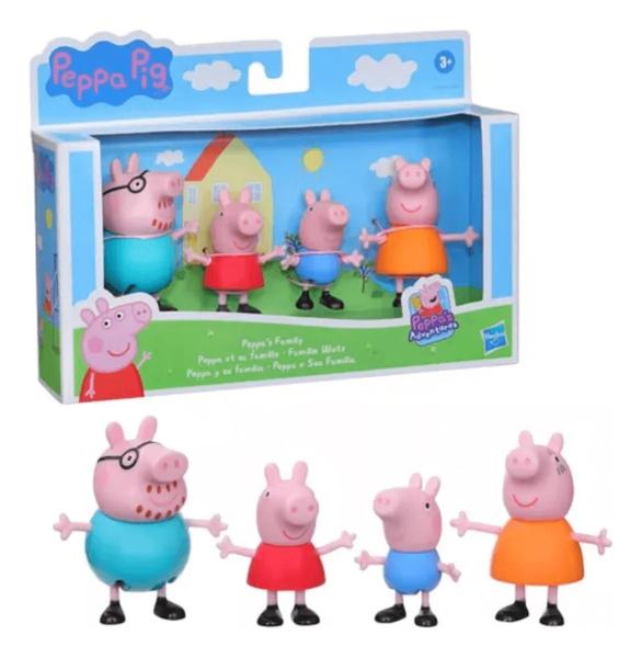 Imagem de Família Peppa Pig com 4 Bonecos F2190 - Hasbro