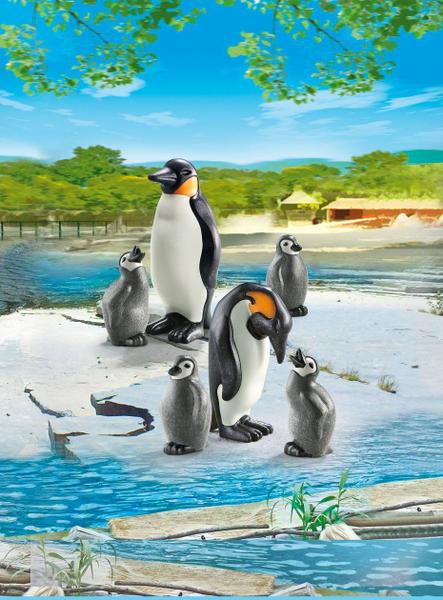 Família playmobil pinguim Imagem de Família playmobil pinguim