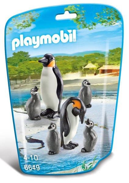 Imagem de Família playmobil pinguim