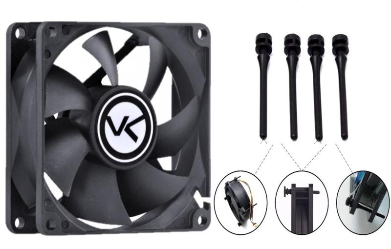 Imagem de Fan P/ Gabinete 120mm Preto - Cf120 - C/ 4 Fixadores de 41 mm