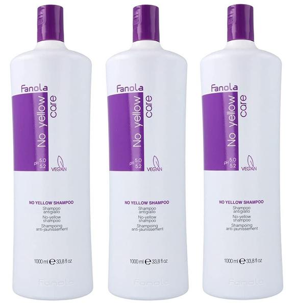 Imagem de Fanola No Yellow Shampoo, 1000 ml (3 embalagens)