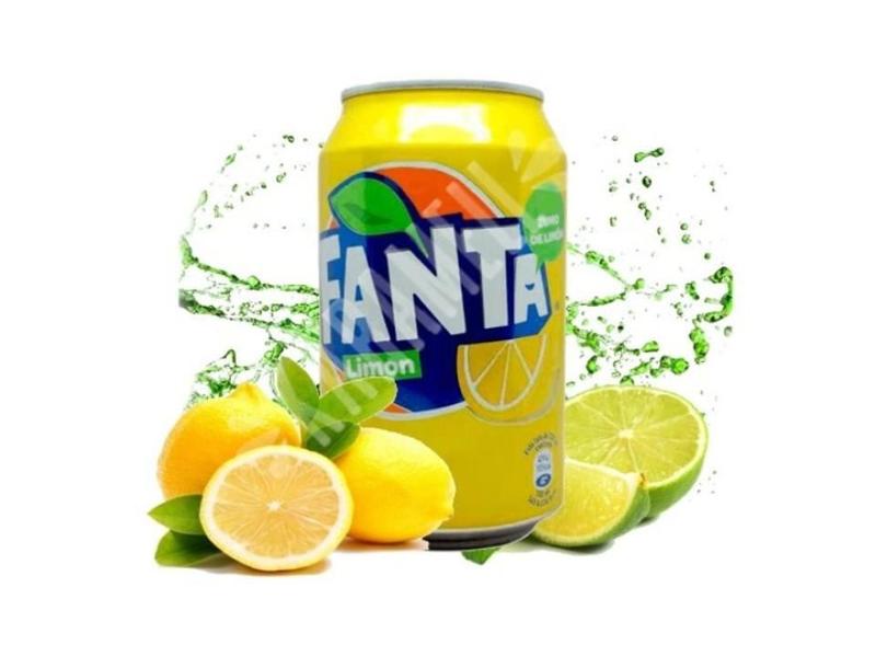 Imagem de Fanta Lemon Limão Refrigerante 330ml Importado - 6unid