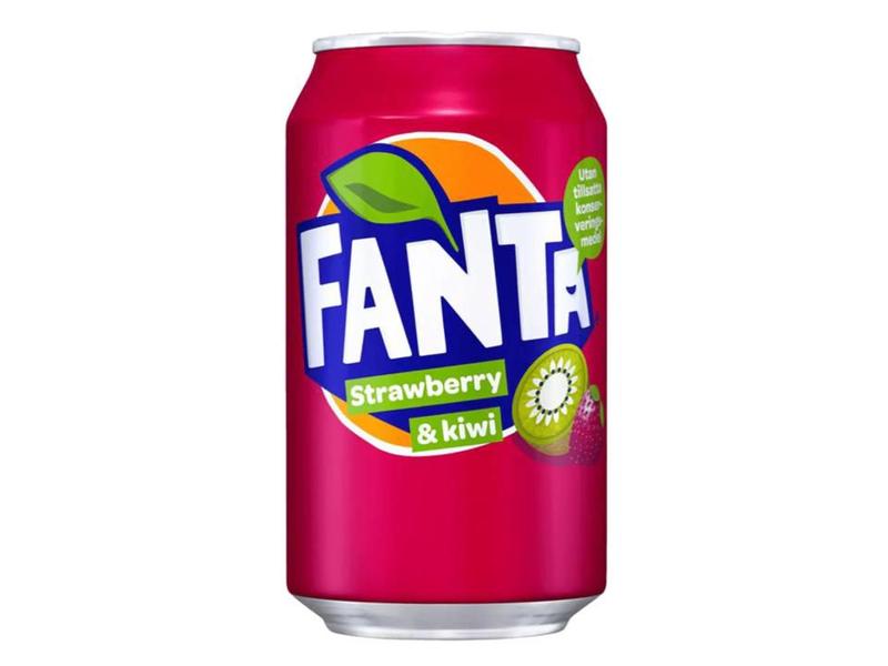 Imagem de Fanta Strawberry Kiwi 330ml Refrigerante Importado - 3unid